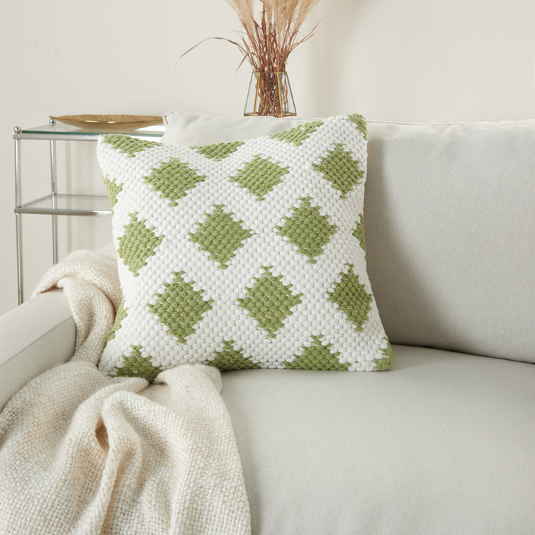 Dakota Fields Life Styles Textured Sage Throw Pillow & Reviews Wayfair.ca